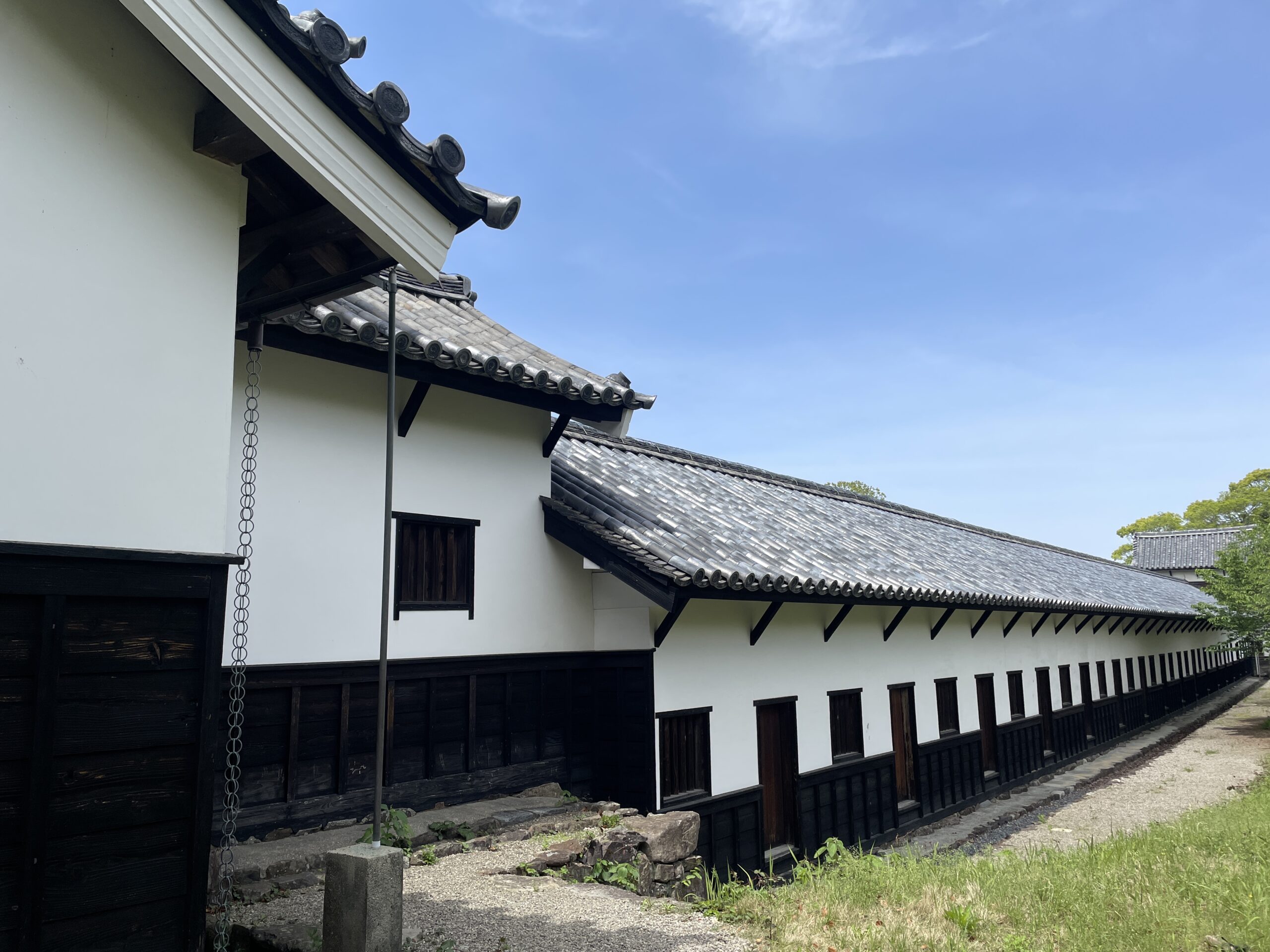 多聞櫓付近のひっそりとした景色