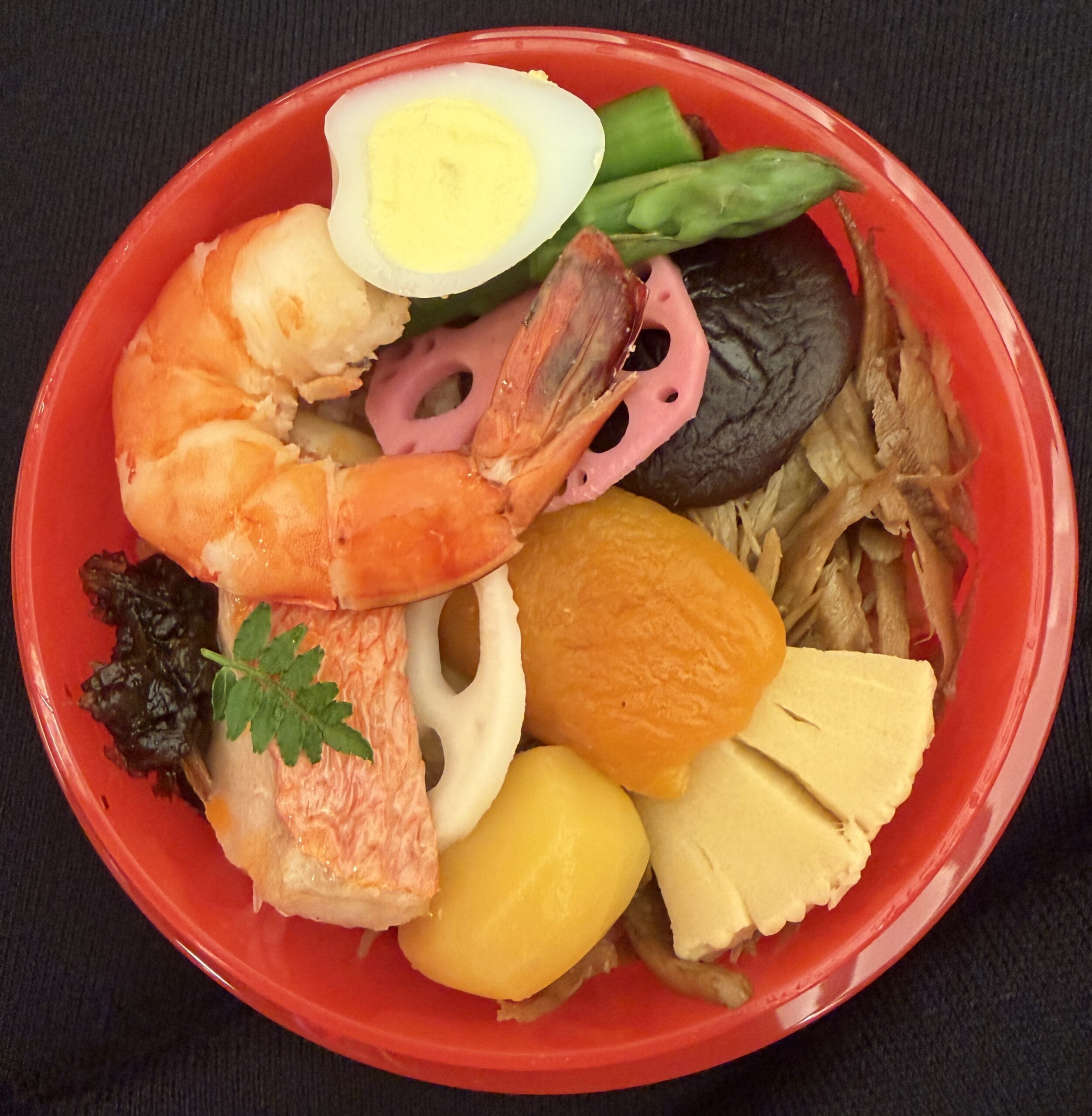 Kamameshi bento contents