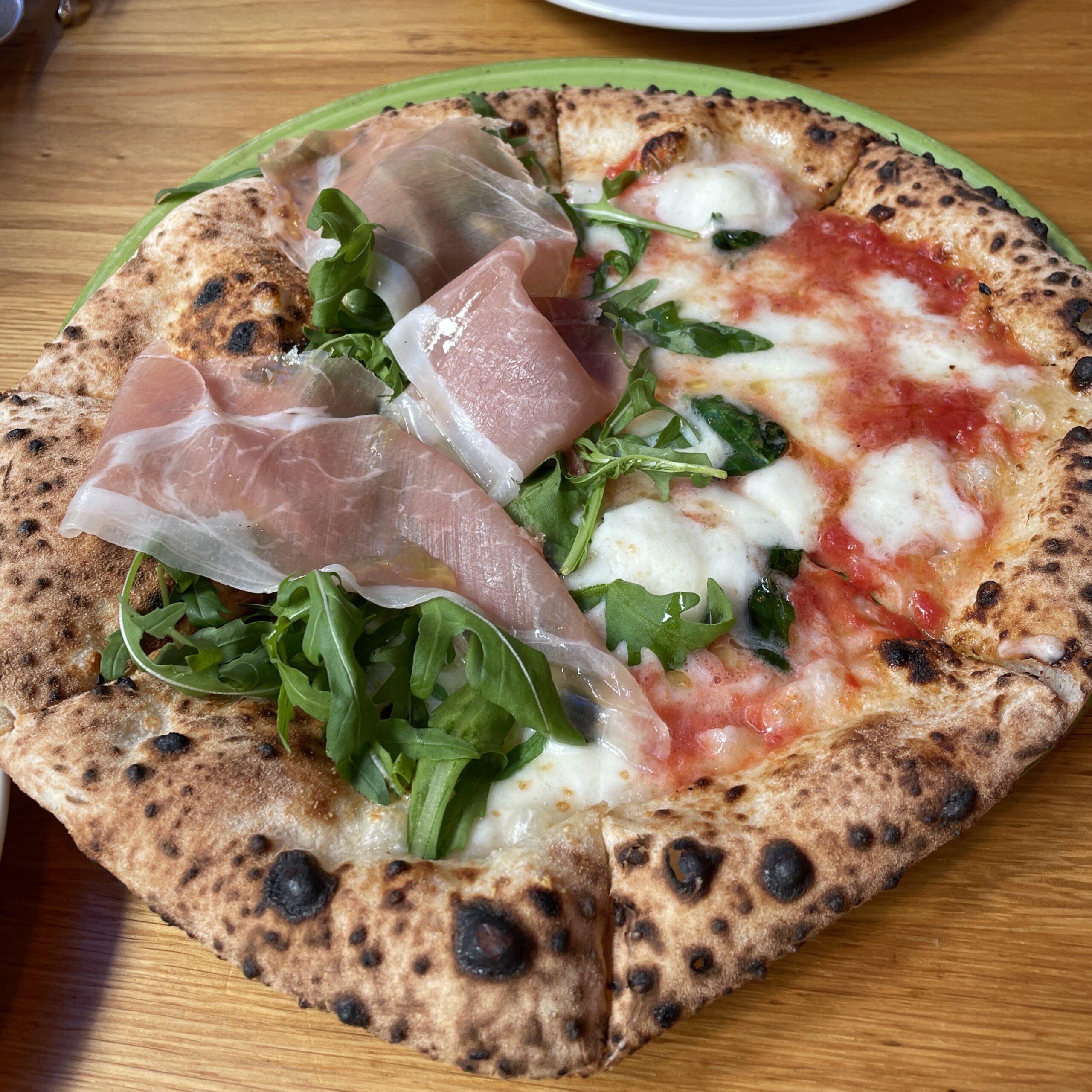 Half-and-half pizza