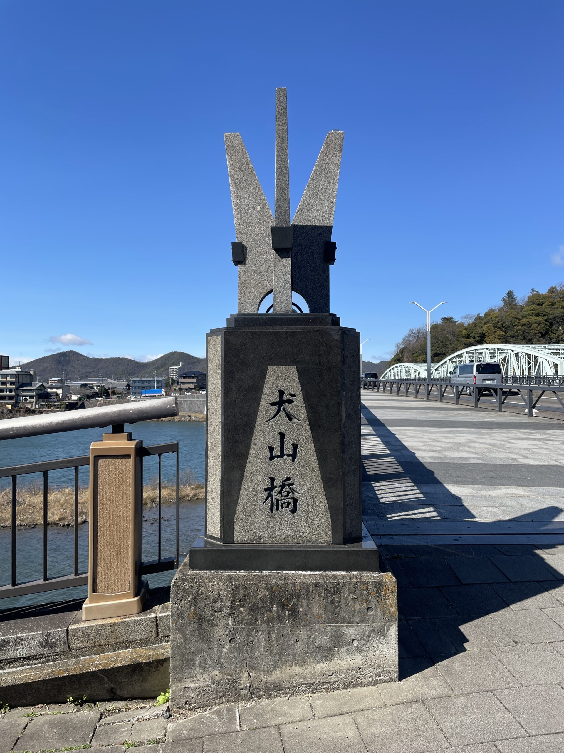 犬山橋の親柱