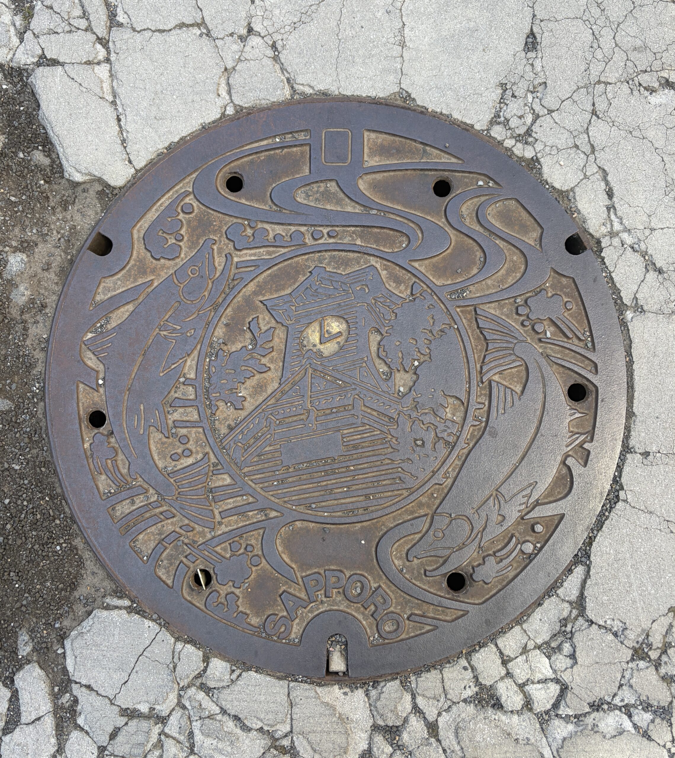 札幌のマンホール