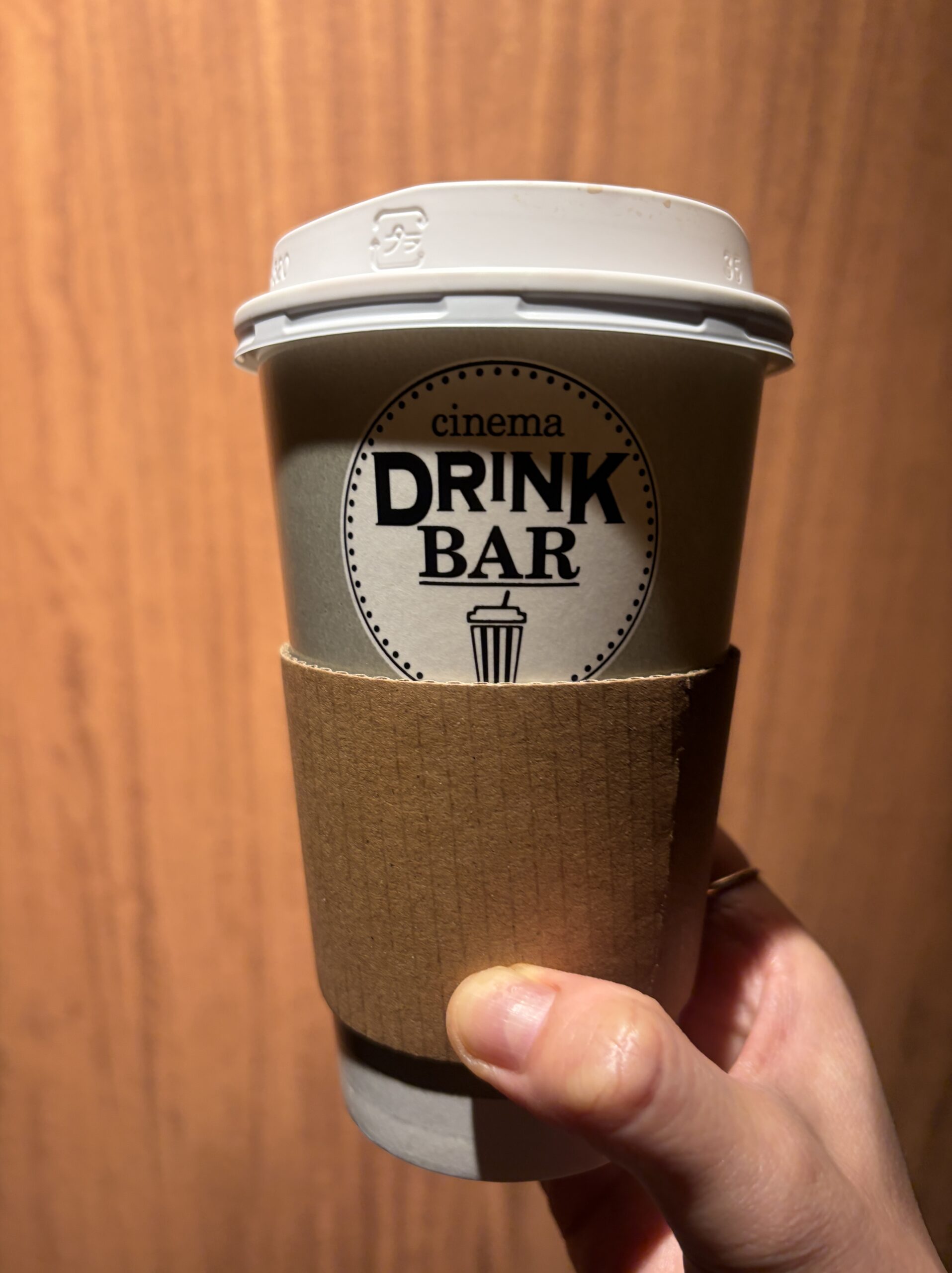 劇場でいただいたホットドリンク