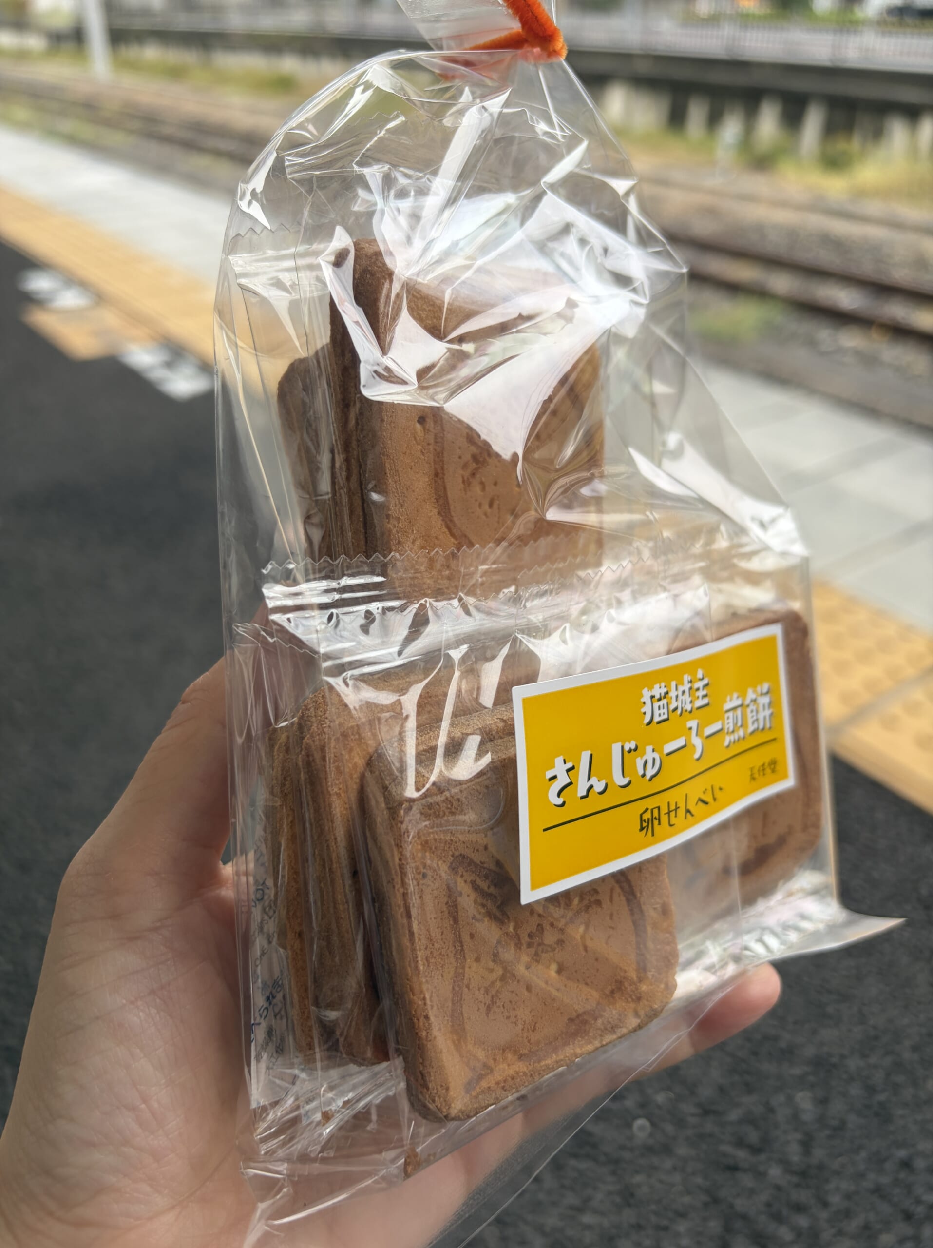 猫城主さんじゅーろー煎餅